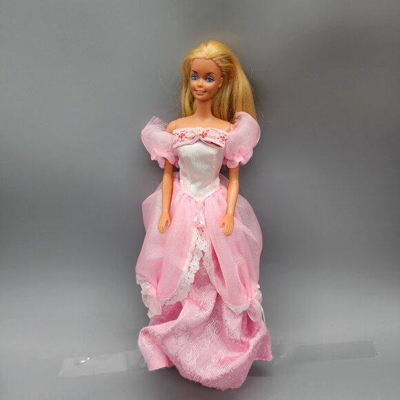 1990s Mattel Barbie Dolls Lot 4 Princess Dresses 1998-1999 Vintage Mixed - Picture 13 of 16